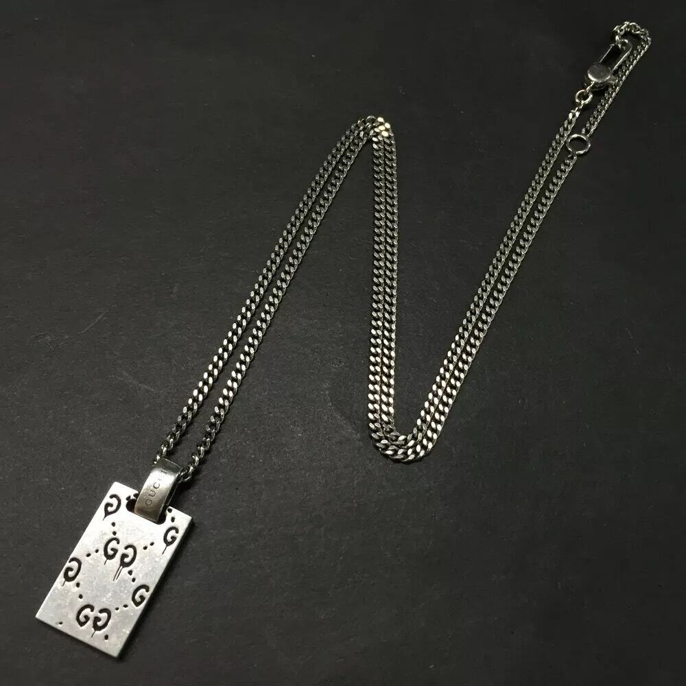 Gucci Authentic Ghost Pendant Necklace 21" - Picture 5 of 9
